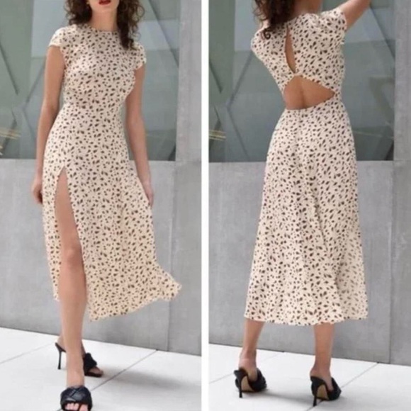 Reformation Gavin Dress in Marion - Size 0 - Picture 5 of 6